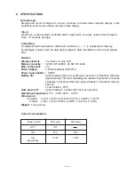 Предварительный просмотр 5 страницы Casio LX-571AT Service Manual & Parts List