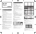 Casio MJ-12D User Manual preview