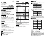 Preview for 1 page of Casio MJ-12Sb User Manual