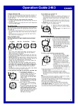 Preview for 3 page of Casio MO0401-EC Operation Manual