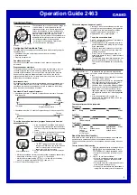 Preview for 4 page of Casio MO0401-EC Operation Manual