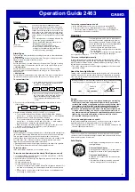 Preview for 5 page of Casio MO0401-EC Operation Manual