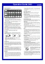 Preview for 6 page of Casio MO0401-EC Operation Manual