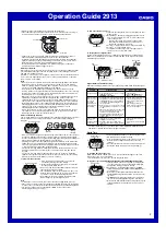 Preview for 2 page of Casio MO0507-EA Operation Manual