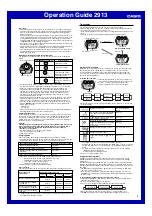 Preview for 4 page of Casio MO0507-EA Operation Manual