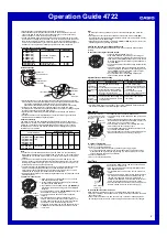 Предварительный просмотр 2 страницы Casio MO0701-EB Operating Manual