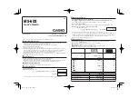 Casio MS-6CO User Manual preview