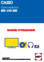 Casio MS-8E User Manual preview