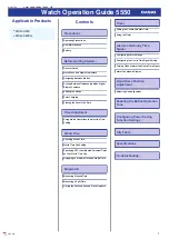 Casio MSG-S600 Operation Manual preview