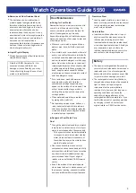 Preview for 4 page of Casio MSG-S600 Operation Manual