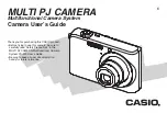 Preview for 1 page of Casio MULTI PJ CAMERA User Manual