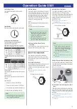 Preview for 4 page of Casio Oceanus OCW-G2000C-1A Operation Manual