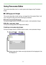 Preview for 10 page of Casio Panorama Editor Instruction Manual