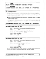 Предварительный просмотр 4 страницы Casio PCR-204 Operator'S Instruction Manual