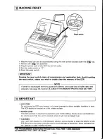 Preview for 43 page of Casio PCR-204 Operator'S Instruction Manual