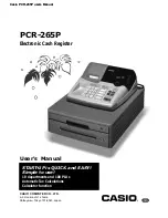 Casio PCR-265P User Manual preview