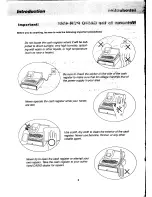 Предварительный просмотр 4 страницы Casio PCR-450 Operator'S Instruction Manual