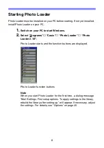 Preview for 8 page of Casio Photo Loader Version 2.1 Instruction Manual