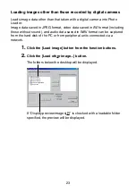 Preview for 23 page of Casio Photo Loader Version 2.1 Instruction Manual