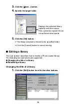 Preview for 38 page of Casio Photo Loader Version 2.1 Instruction Manual