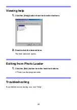 Preview for 49 page of Casio Photo Loader Version 2.1 Instruction Manual