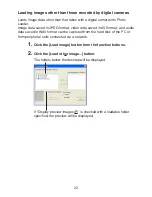 Предварительный просмотр 23 страницы Casio PHOTO LOADER Instruction Manual