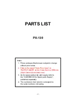 Preview for 43 page of Casio PRIVIA PX-130 Service Manual & Parts Manual