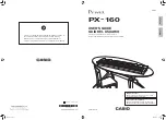 Casio Privia PX-160 User Manual preview