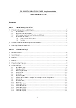 Предварительный просмотр 1 страницы Casio Privia PX-200 Implementation Manual