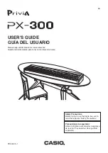 Casio Privia PX-300 (Spanish) Guía Del Usuario preview