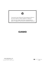 Preview for 70 page of Casio PRIVIA PX-3S User Manual