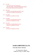 Preview for 34 page of Casio Privia PX-720 Service Manual & Parts Manual