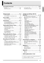 Preview for 3 page of Casio PRIVIA PX-735 User Manual