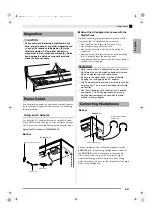 Предварительный просмотр 39 страницы Casio Privia PX-830 User Manual