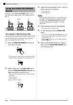 Предварительный просмотр 18 страницы Casio Privia PX-850 User Manual