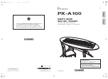 Preview for 1 page of Casio Privia PX-A100 User Manual