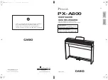 Casio Privia PX-A800 User Manual preview