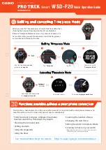 Preview for 9 page of Casio PRO TREK SMART WSD-F20 Quick Operation Manual