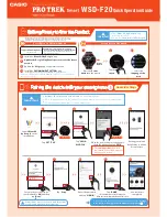 Preview for 2 page of Casio PRO TREK Quick Operation Manual