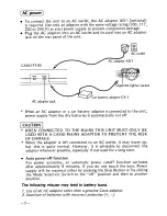 Preview for 8 page of Casio PT-80 Operation Manual