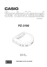 Casio PZ-3100 Service Manual preview