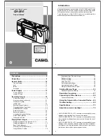 Casio QV-200 Owner'S Manual preview