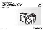 Casio QV-2000ux User Manual preview