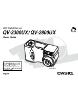 Preview for 1 page of Casio QV-2300UX User Manual