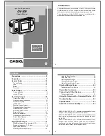 Casio QV-300 Owner'S Manual preview