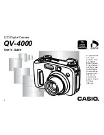 Casio QV-4000 User Manual preview