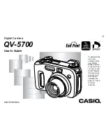 Casio QV-5700 User Manual preview