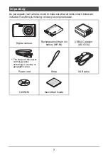 Preview for 2 page of Casio QV-R100 User Manual