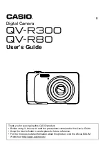 Preview for 1 page of Casio QV-R300 User Manual