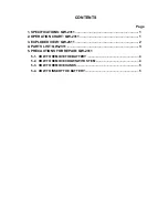 Preview for 2 page of Casio QW-2311 Service Manual & Parts List